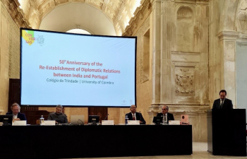 India Day Celebrated at University of Coimbra to Mark 50 Years of Re-establishment of India-Portugal Diplomatic Relations